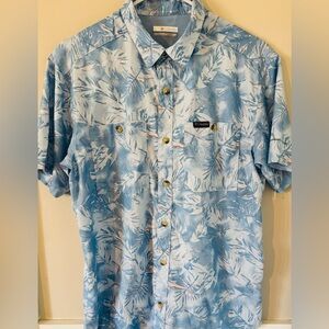Columbia Vented Multicolor Lightweight Men’s Size Small Short Sleeve Outdoor